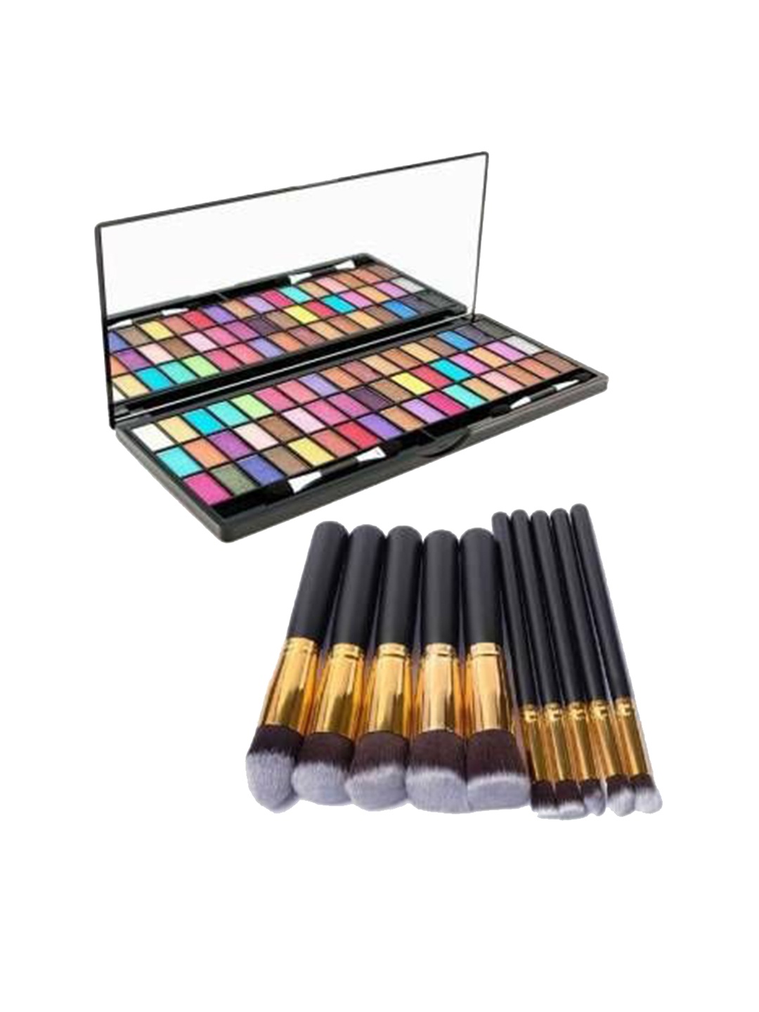 

Lenon Set Of 11 Long Lasting Eyeshadow Palette With Makeup Brushes, Black