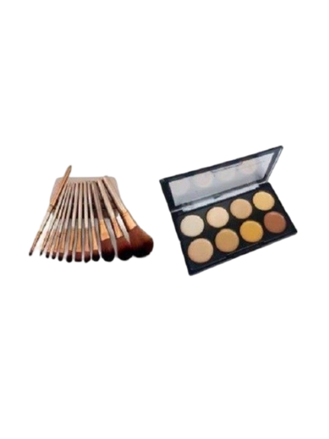 

Lenon Set Of 13 Makeup Brushes & Concealer, Beige
