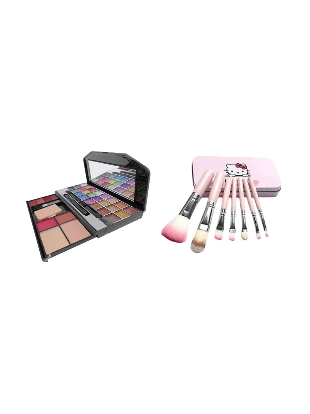 

Lenon Set Of 8 Eyeshadow Palette With Makeup Brushes, Pink