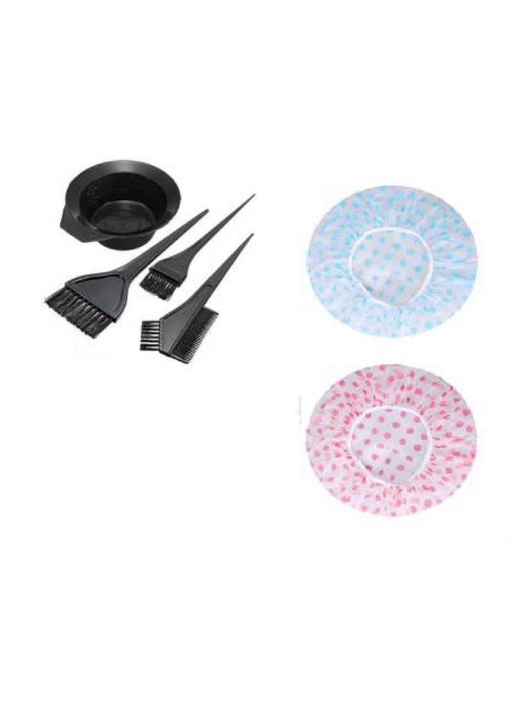 

Lenon Set Of 6 Hair Colouring Dye Kit & Shower Cap, Blue