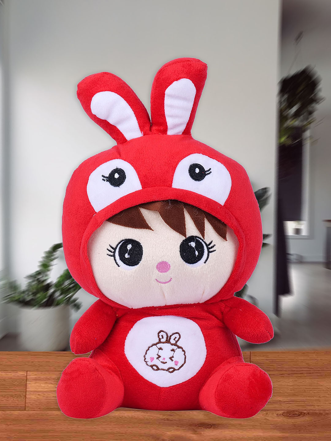 

BESTIES Microfibre Filled Non-Allergic Soft Toy Soft Toys and Dolls, Red