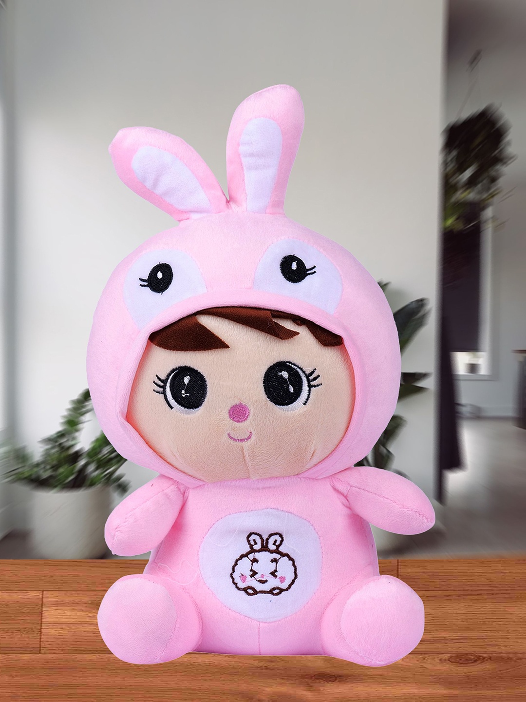 

BESTIES Microfibre Filled Non-Allergic Bunny Soft Toy, Pink