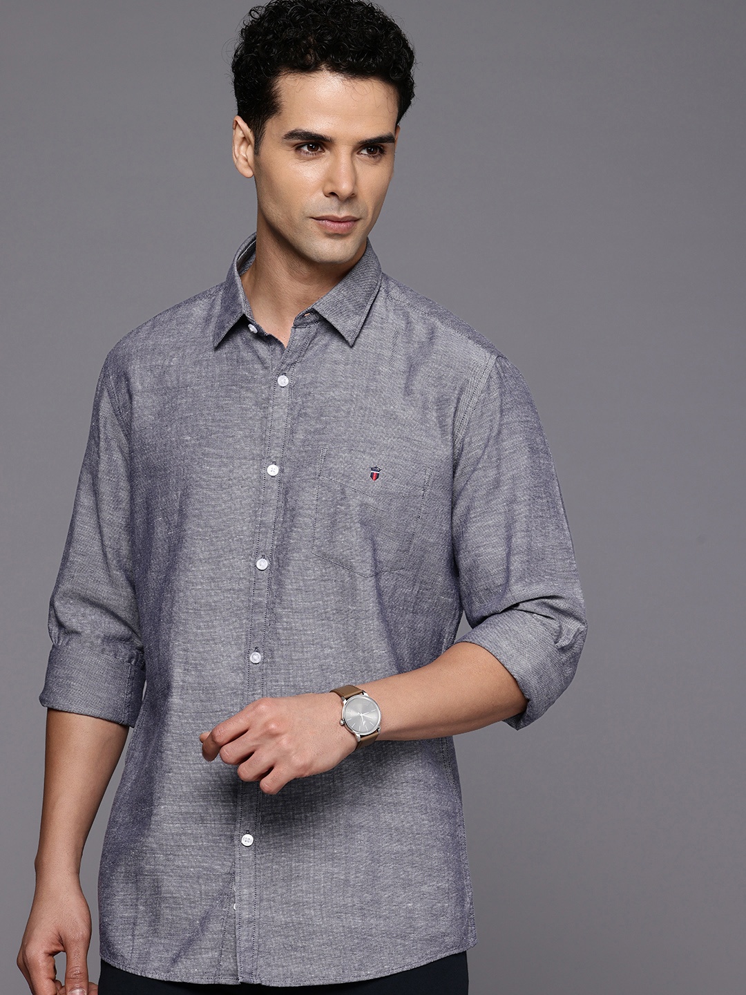 

Louis Philippe Sport Slim Fit Casual Shirt, Blue
