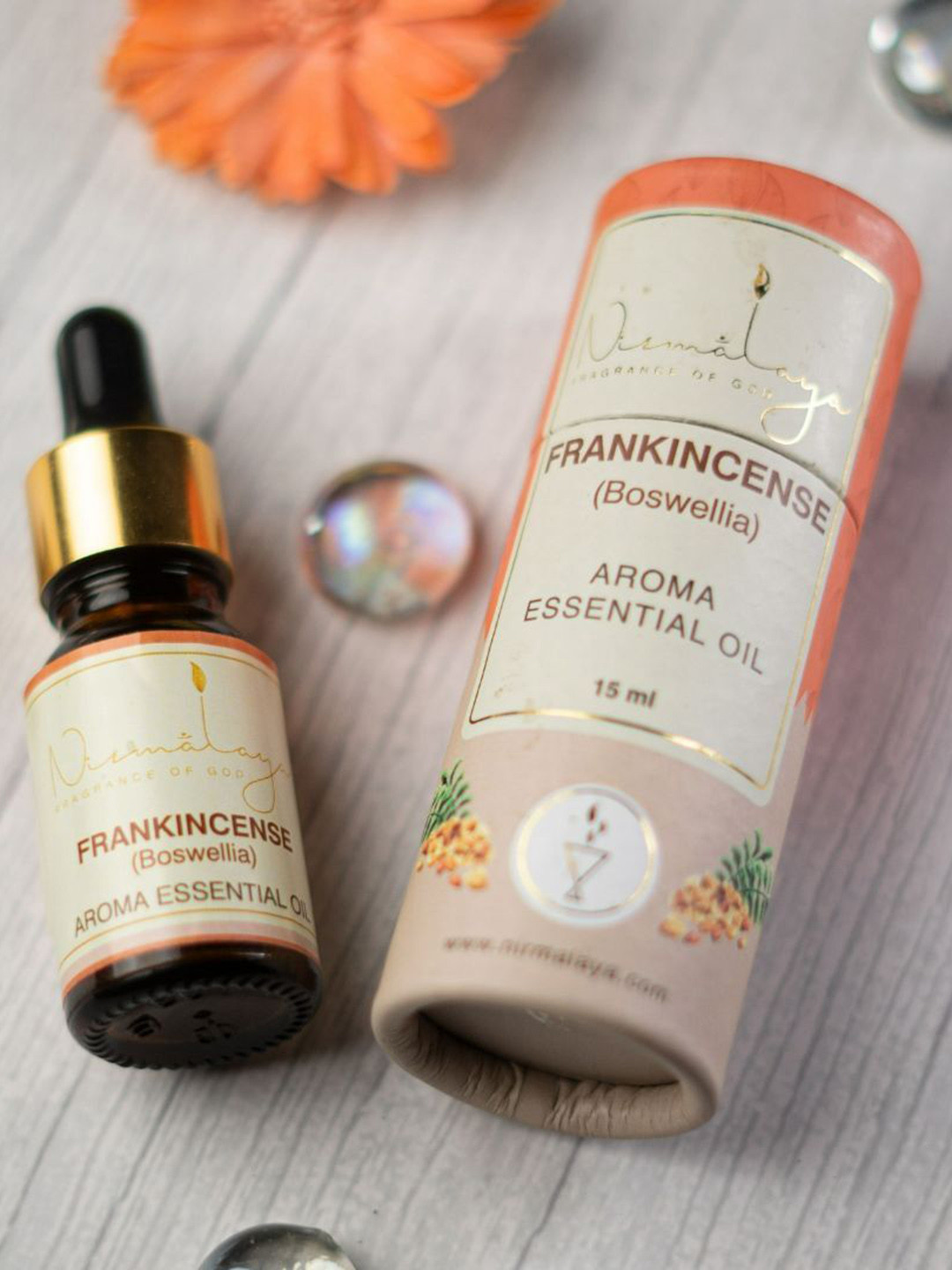 

Nirmalaya 100% Pure & Natural Frankincense Aroma Essential Oil -15 ml, White