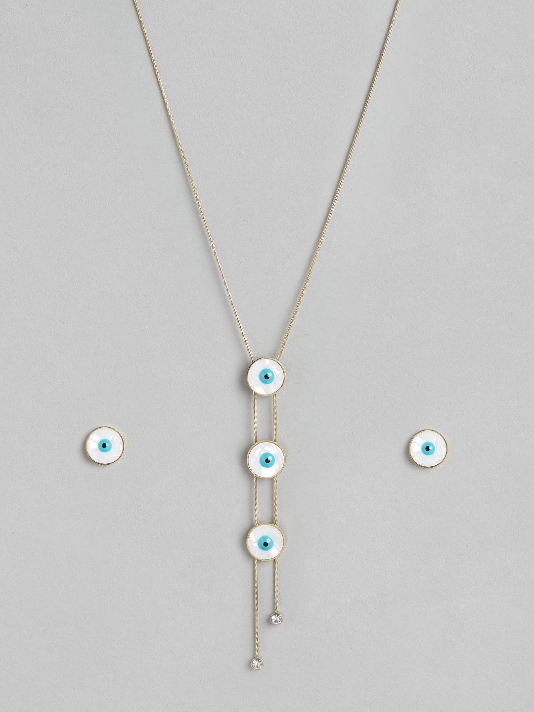 

DressBerry Evil Eye Design Jewellery Set, Gold