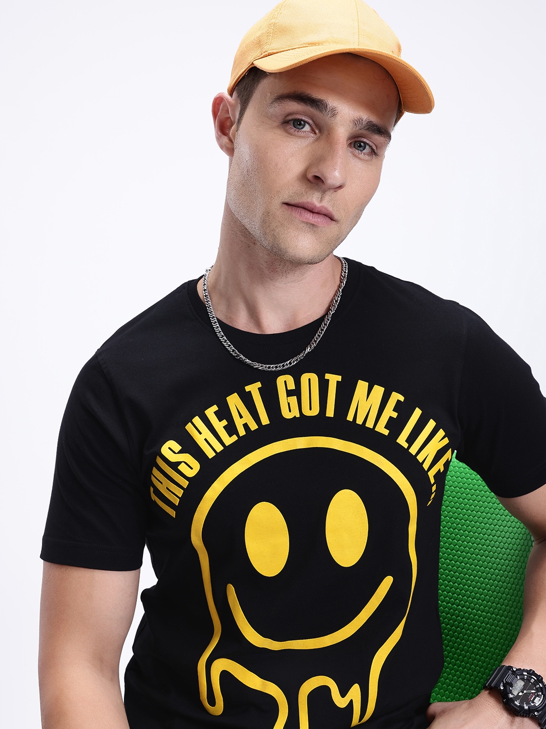 

Kook N Keech Typography Printed Pure Cotton T-shirt, Black