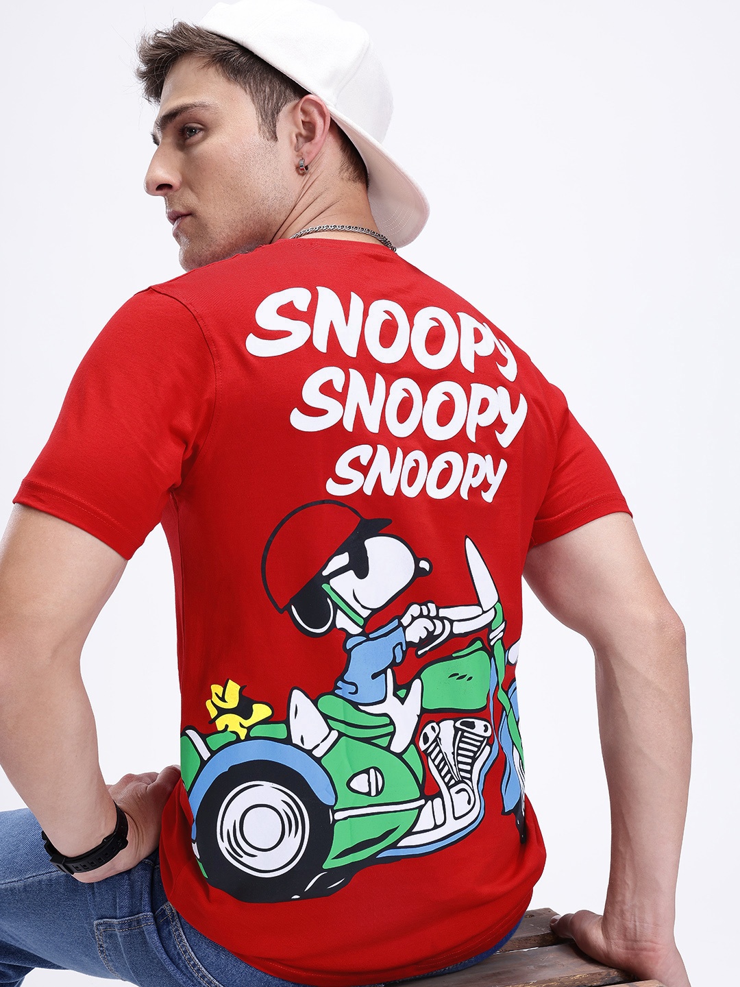 

Kook N Keech Snoop Graphic Printed Pure Cotton T-shirt, Red