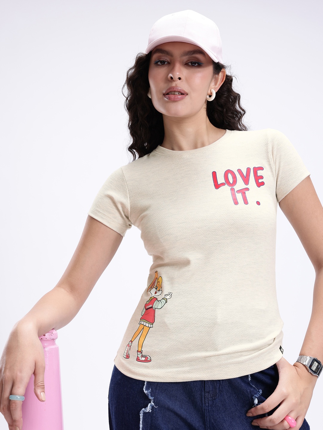 

Kook N Keech Looney Tunes Printed T-shirt, Grey