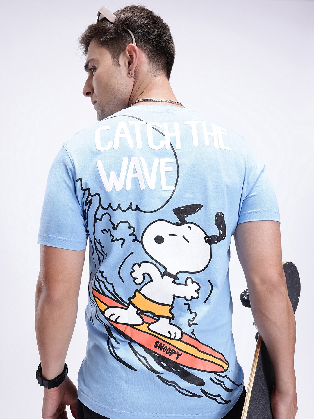 

Kook N Keech Snoopy Printed Pure Cotton T-shirt, Blue
