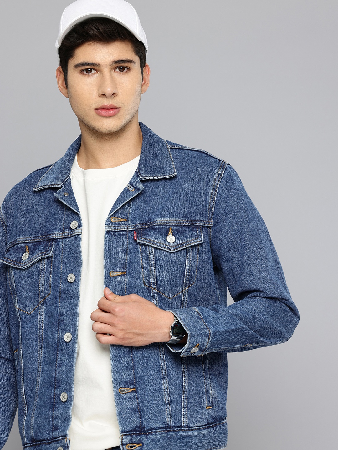 

Levis Pure Cotton Denim Jacket, Blue