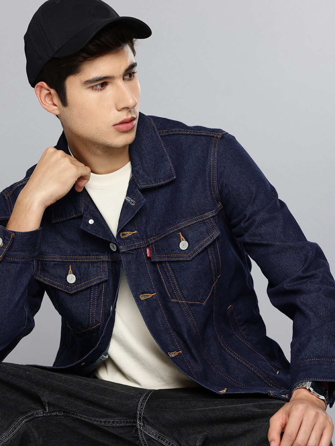 

Levis Pure Cotton Denim Jacket, Blue