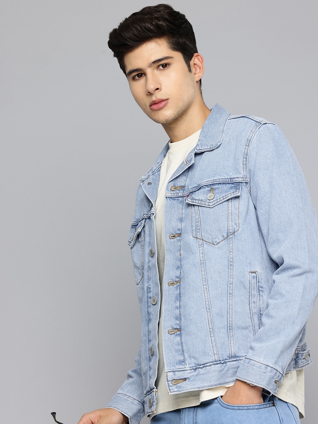 

Levis Pure Cotton Denim Jacket, Blue