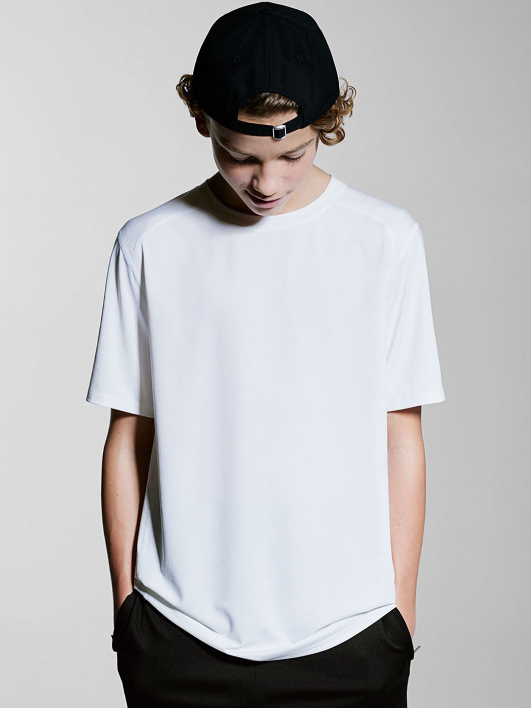 

H&M Boys Track Pants In DryMove, Black