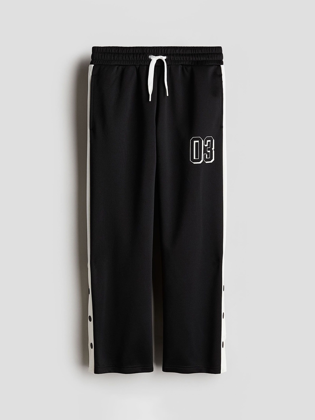 

H&M Boys Wide Joggers, Black