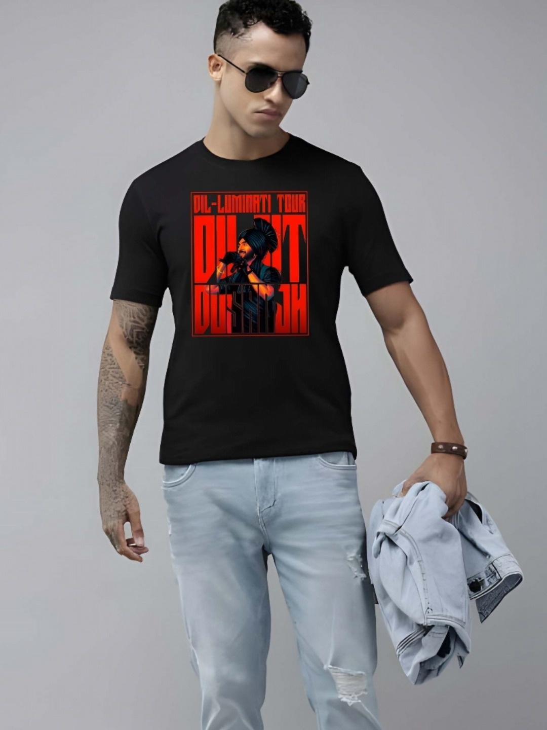 

KAIDO Men T-shirt, Black