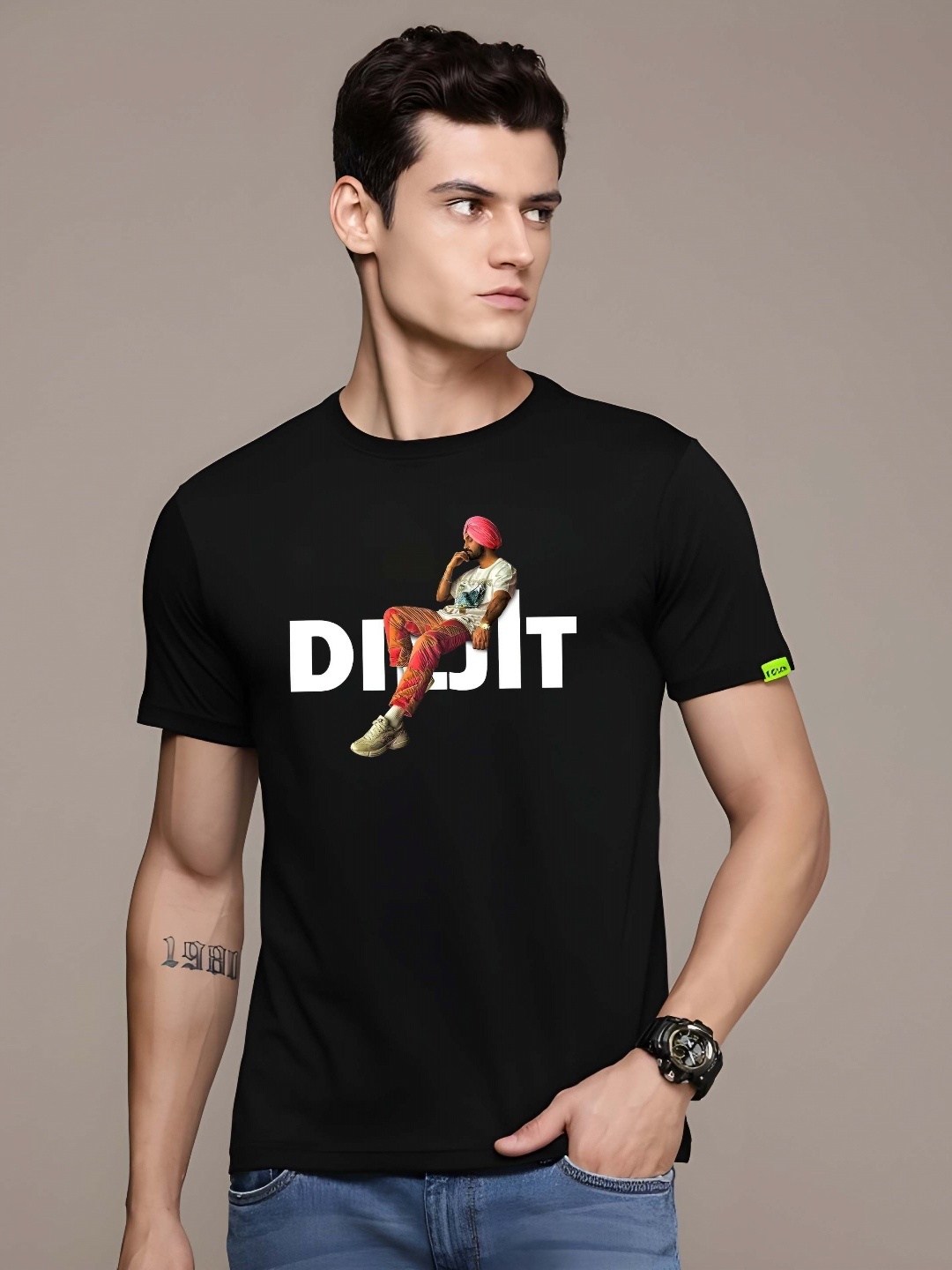 

KAIDO Men T-shirt, Black