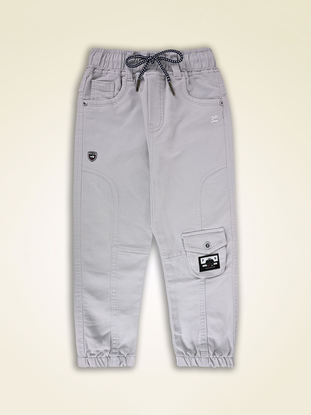 

Wish Karo Boys Mid-Rise Jogger Jeans, Grey