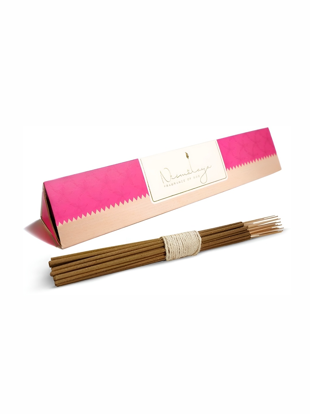 

Nirmalaya 40 Pieces Brown & & Pink 100% Organic Rooh Rose Incense Sticks