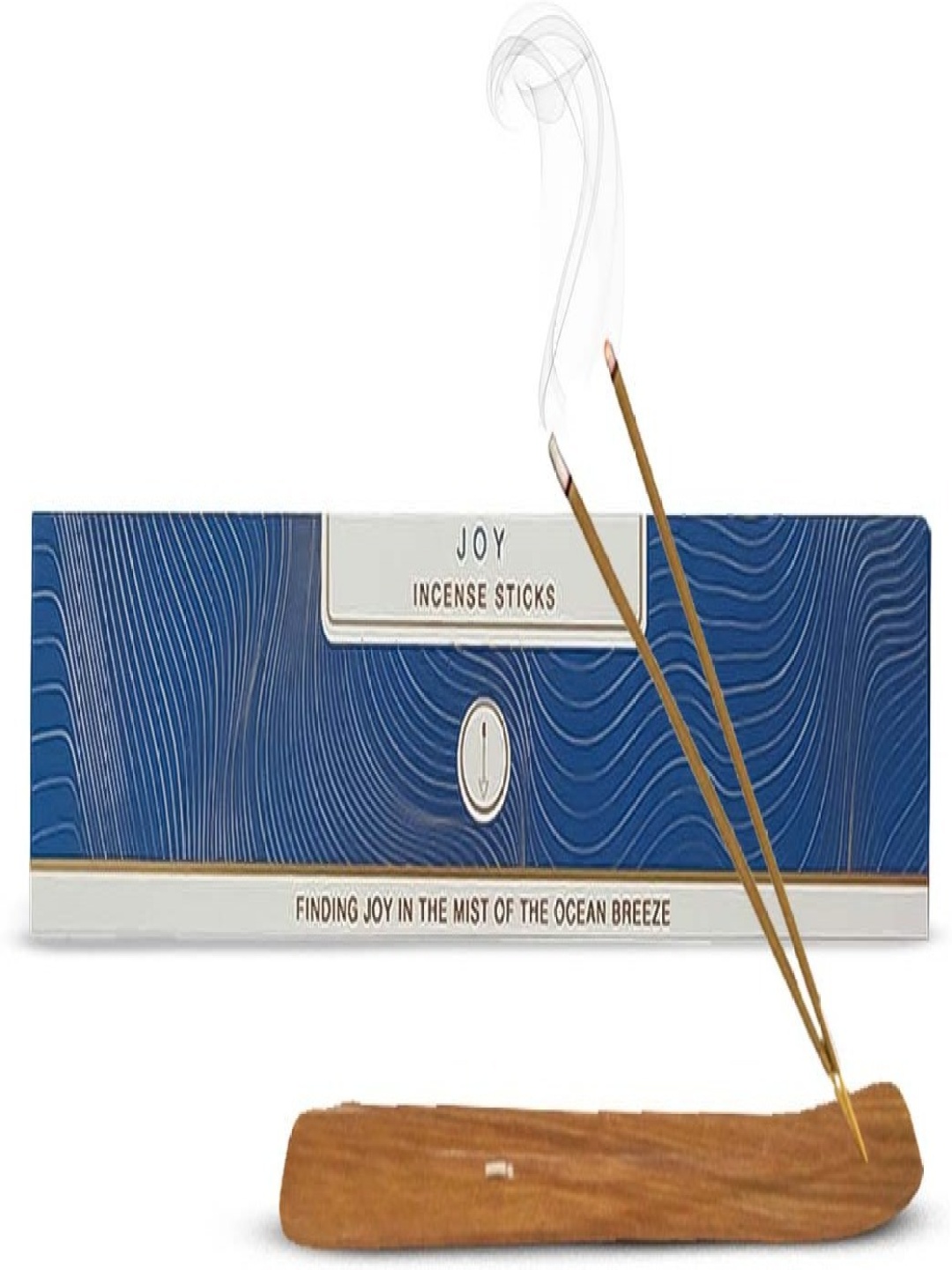 

Nirmalaya 40-Pcs Brown & Blue 100% Organic Joy Incense Sticks Agarbatti