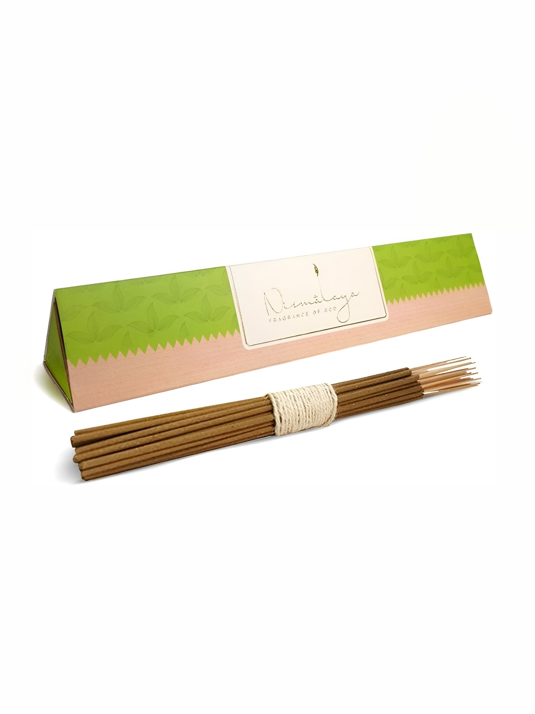 

Nirmalaya 40 Pieces Brown & Green 100% Organic Tulsi Incense Sticks Agarbatti