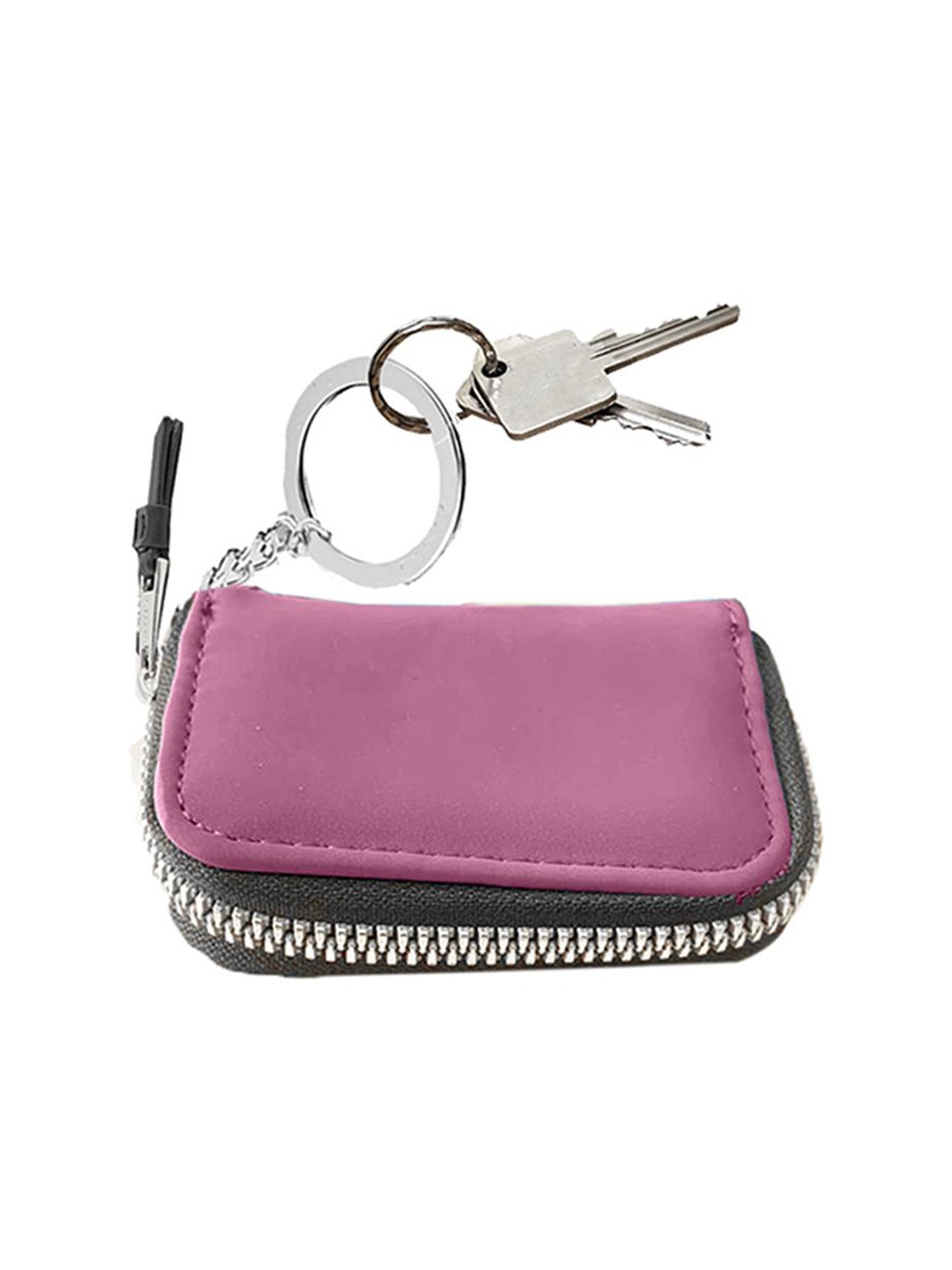 

CARPISA Mini Pouch Card Holder With Keyring, Pink