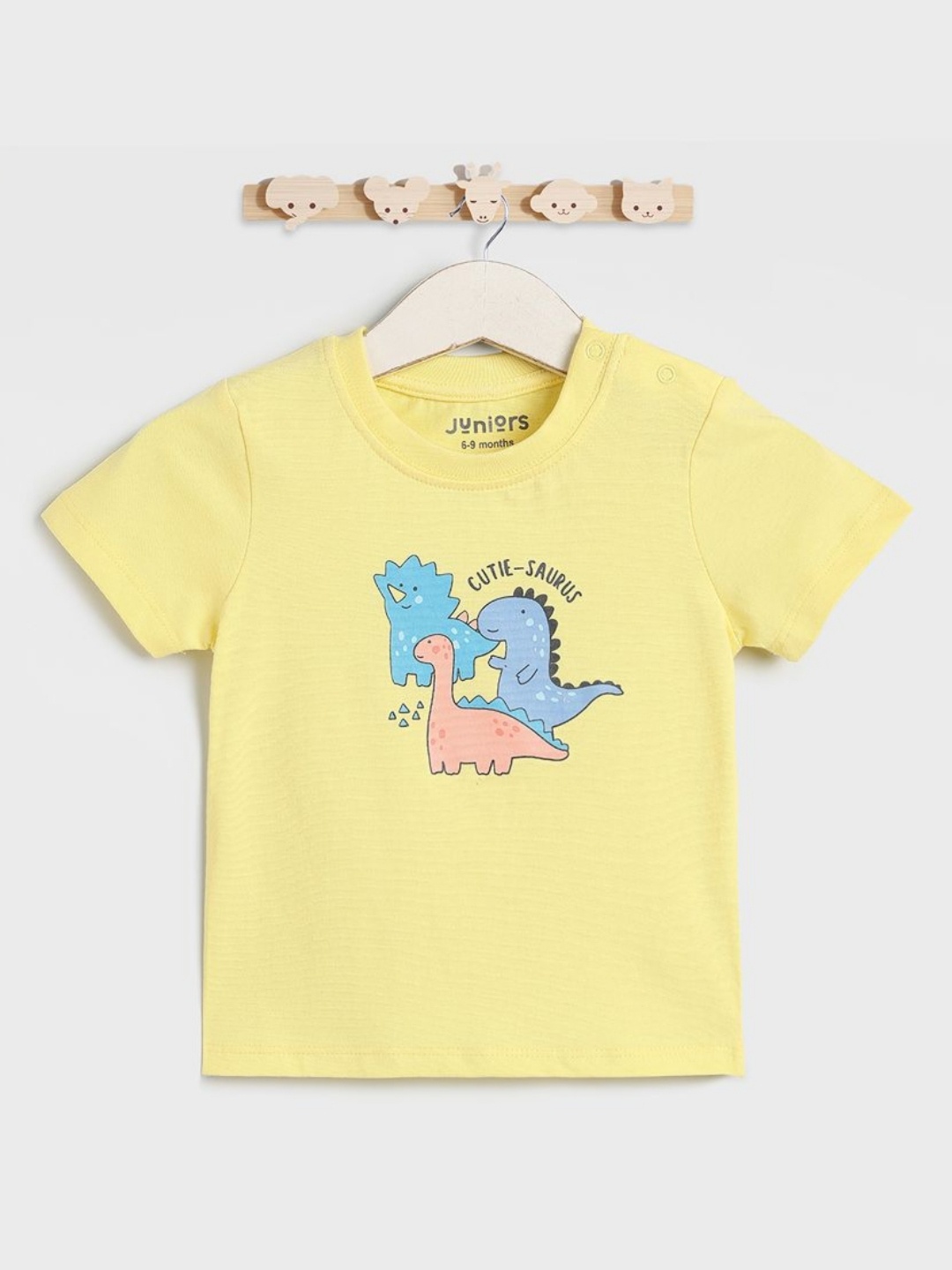 

Juniors by Babyshop Boys Graphic Printed Round Neck Cotton T-shirt, Yellow