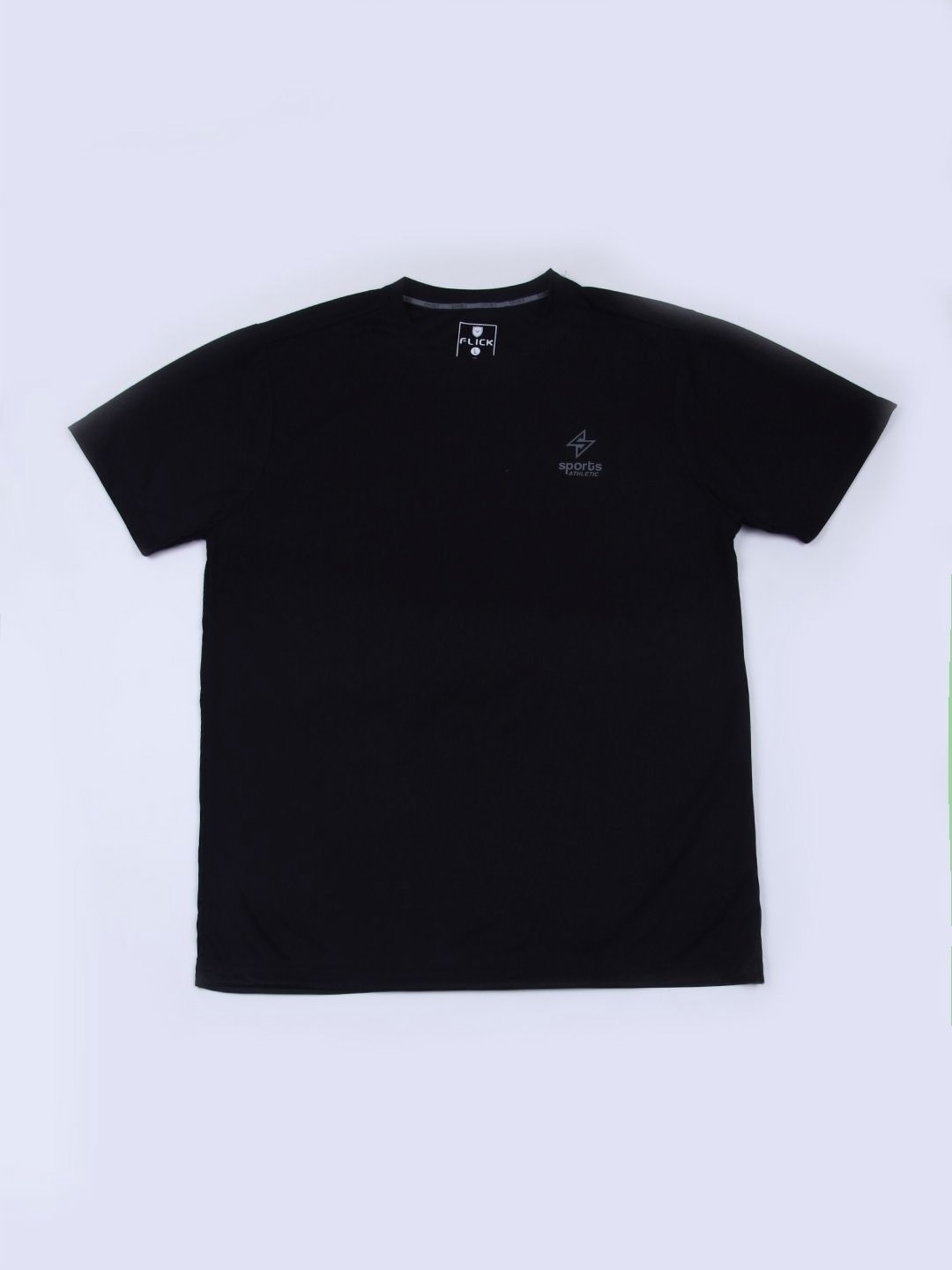 

V-Mart Men Applique T-shirt, Black