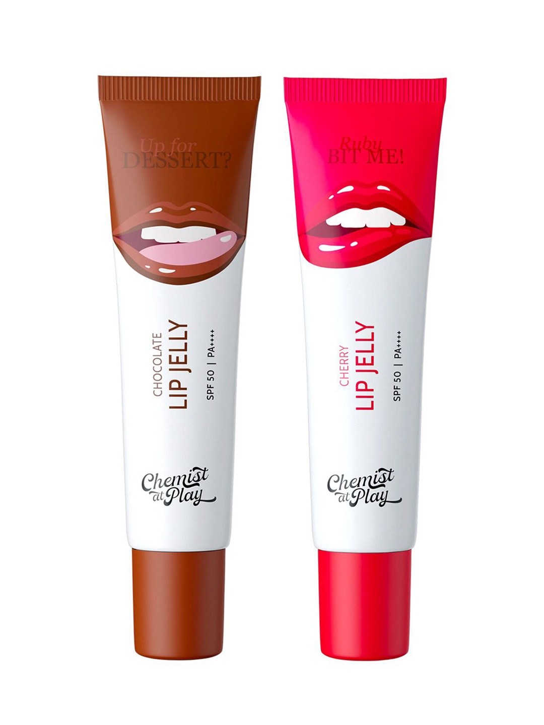 

Chemist at Play Set of 2 Moisture Tinted SPF 30 Lip Balm 10 g each - Cherry & Chocolate, Red