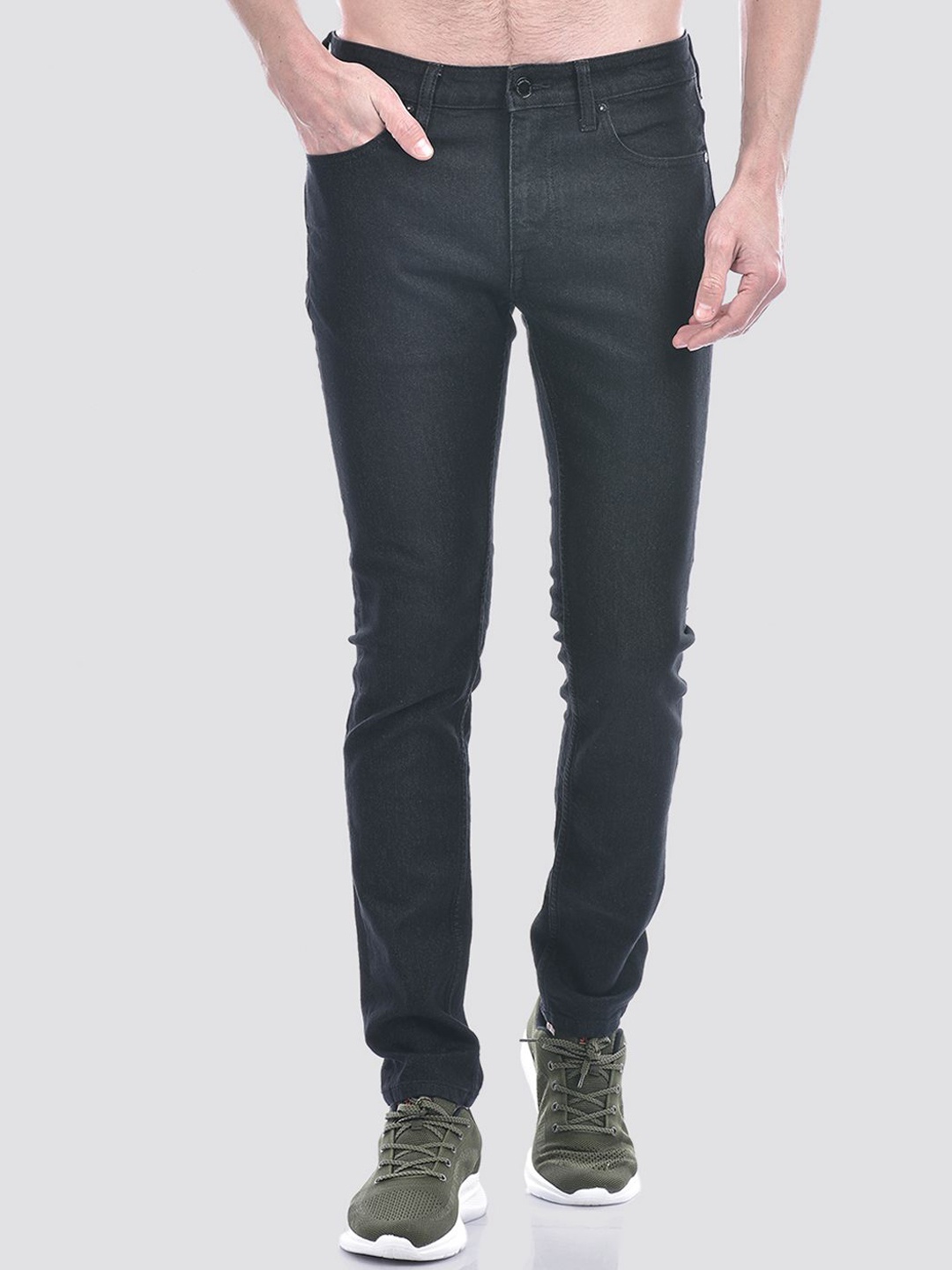 

Jack & Jones Men Ben Skinny Fit Low-Rise Stretchable Jeans, Black