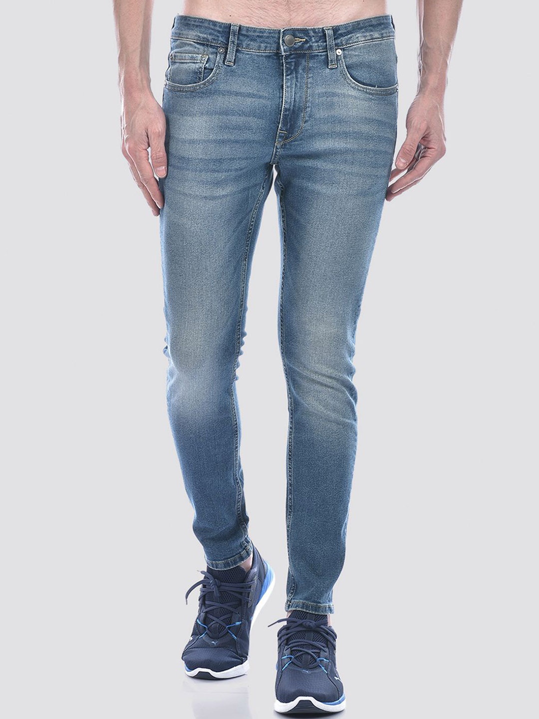 

Jack & Jones Men Slim Fit Light Fade Stretchable Jeans, Blue