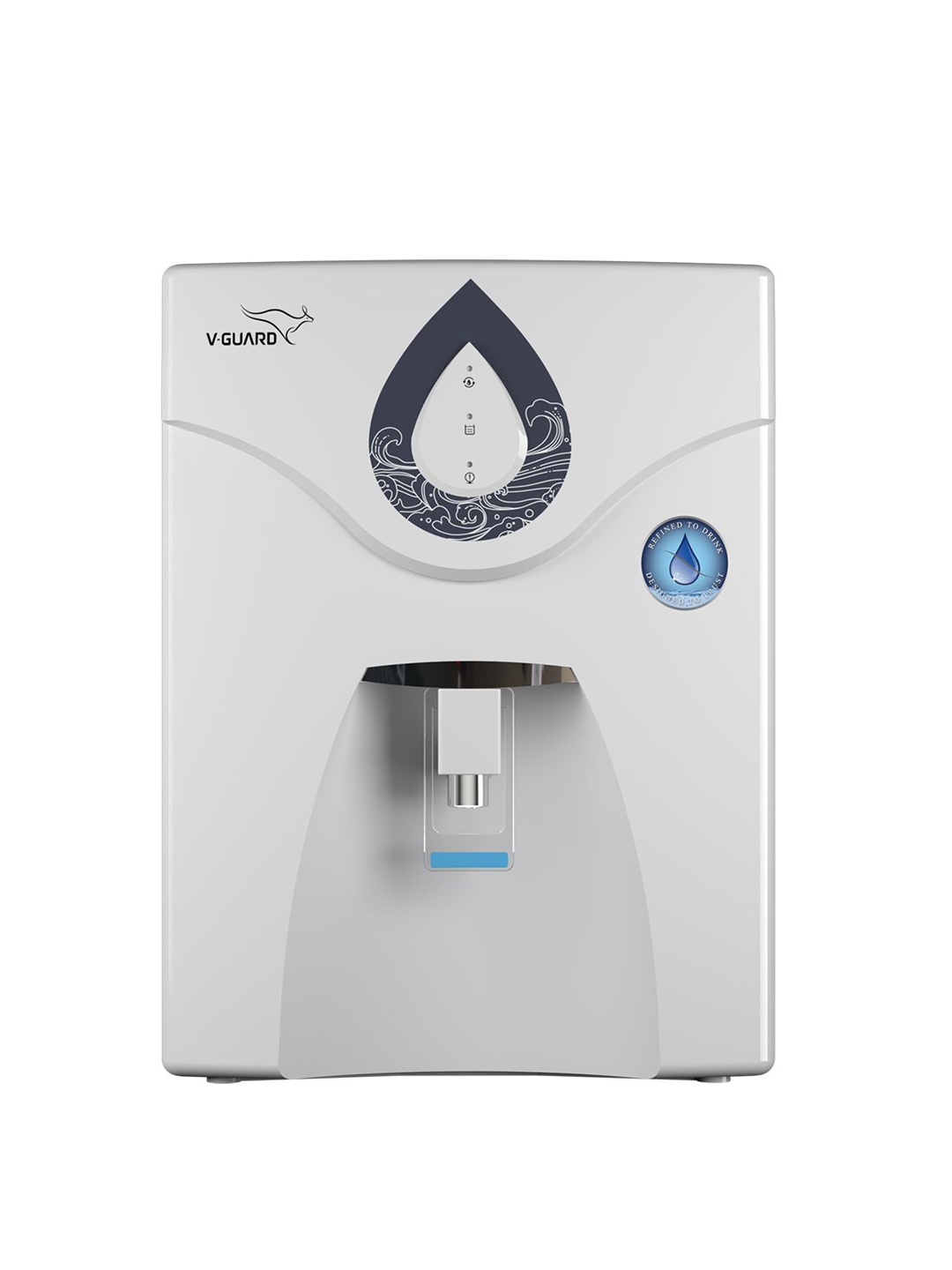 

V-Guard Zenora White & Blue 2000 PPM Wall Mounted Water Purifier