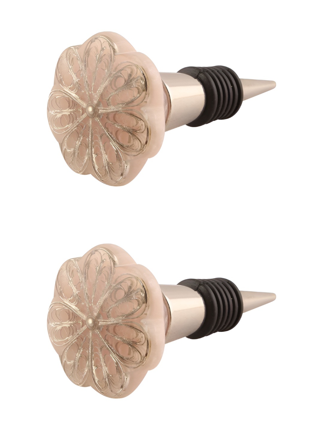 

Indianshelf Pink & Grey 2 Pieces Wine Bottle Stopper