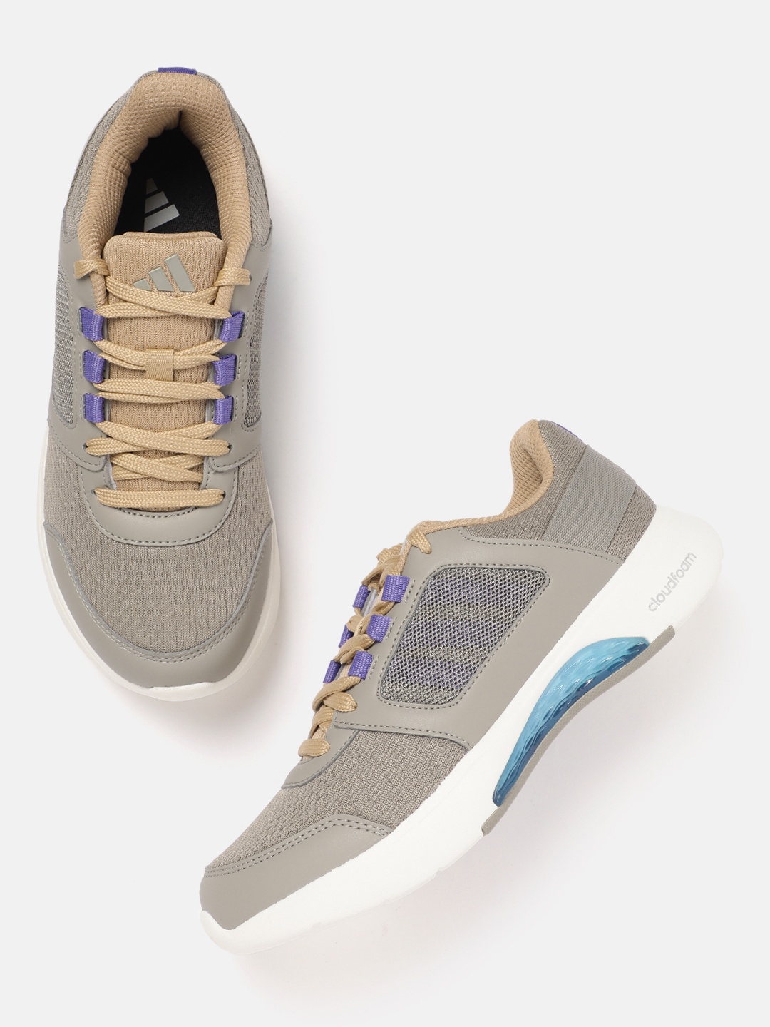

ADIDAS Women Fauxx Run Sports Shoes, Taupe