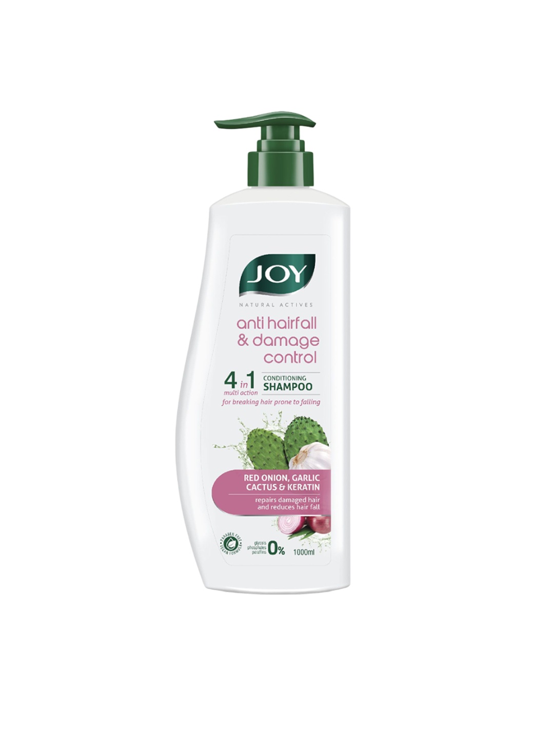 

JOY Anti Hairfall & Damage Control 4- In-1 Multi Action Conditioning Shampoo - 1 L, White