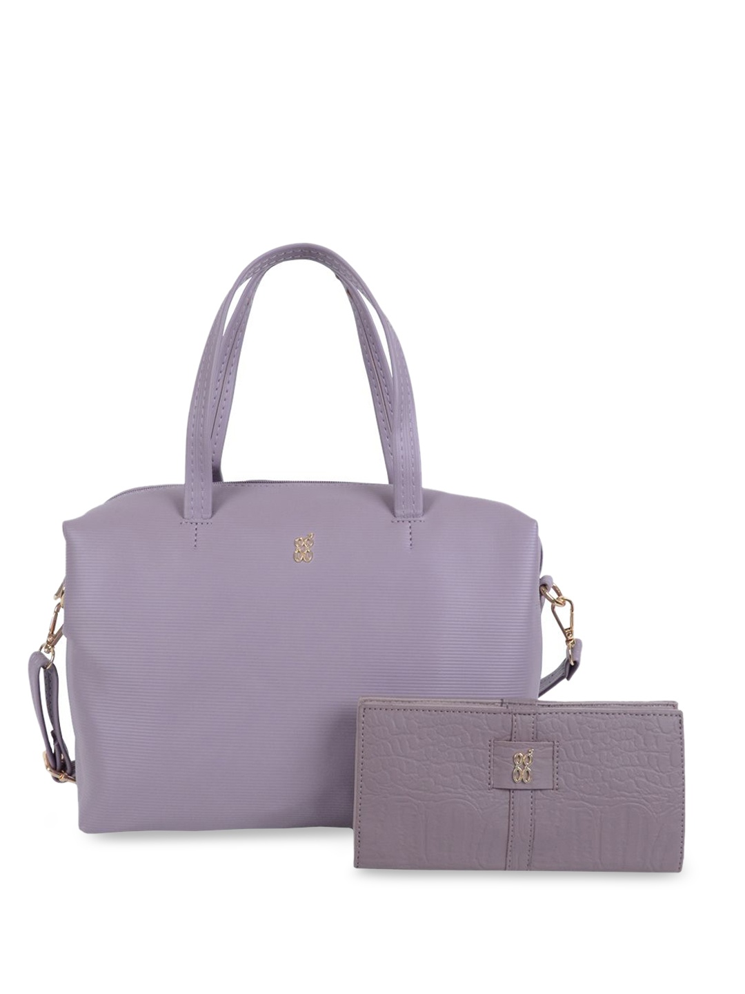 

Baggit Women Structured Shoulder Bag, Lavender