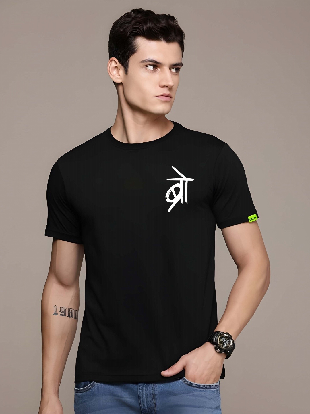 

KAIDO Men T-shirt, Black