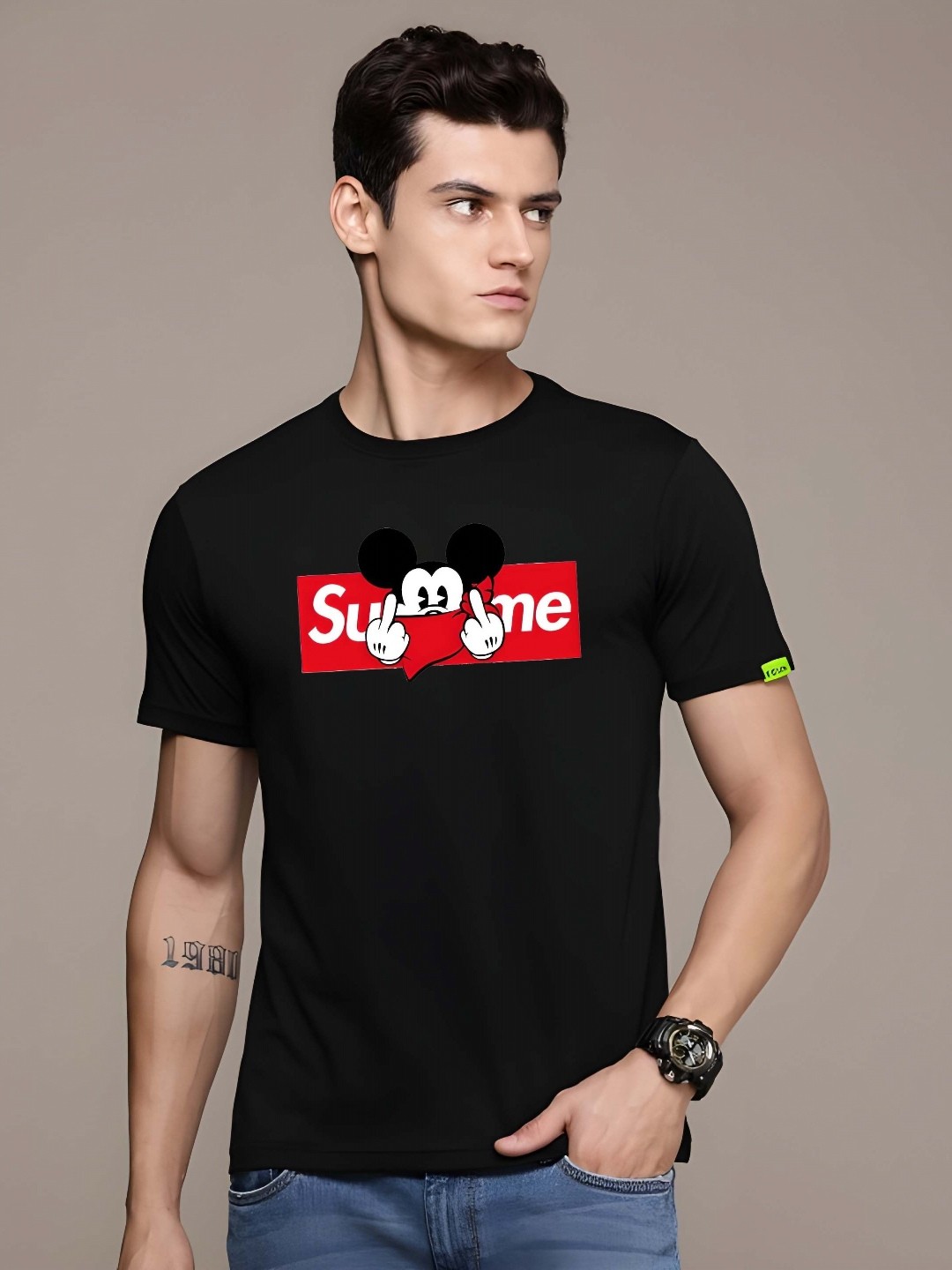 

KAIDO Men T-shirt, Black
