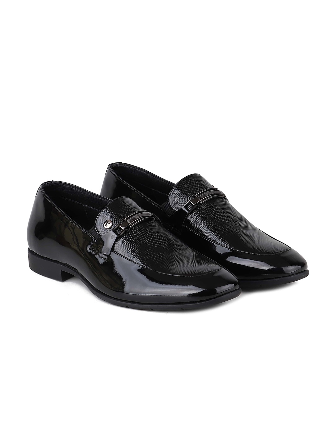 

Red Chief Men Leather Loafers, Black