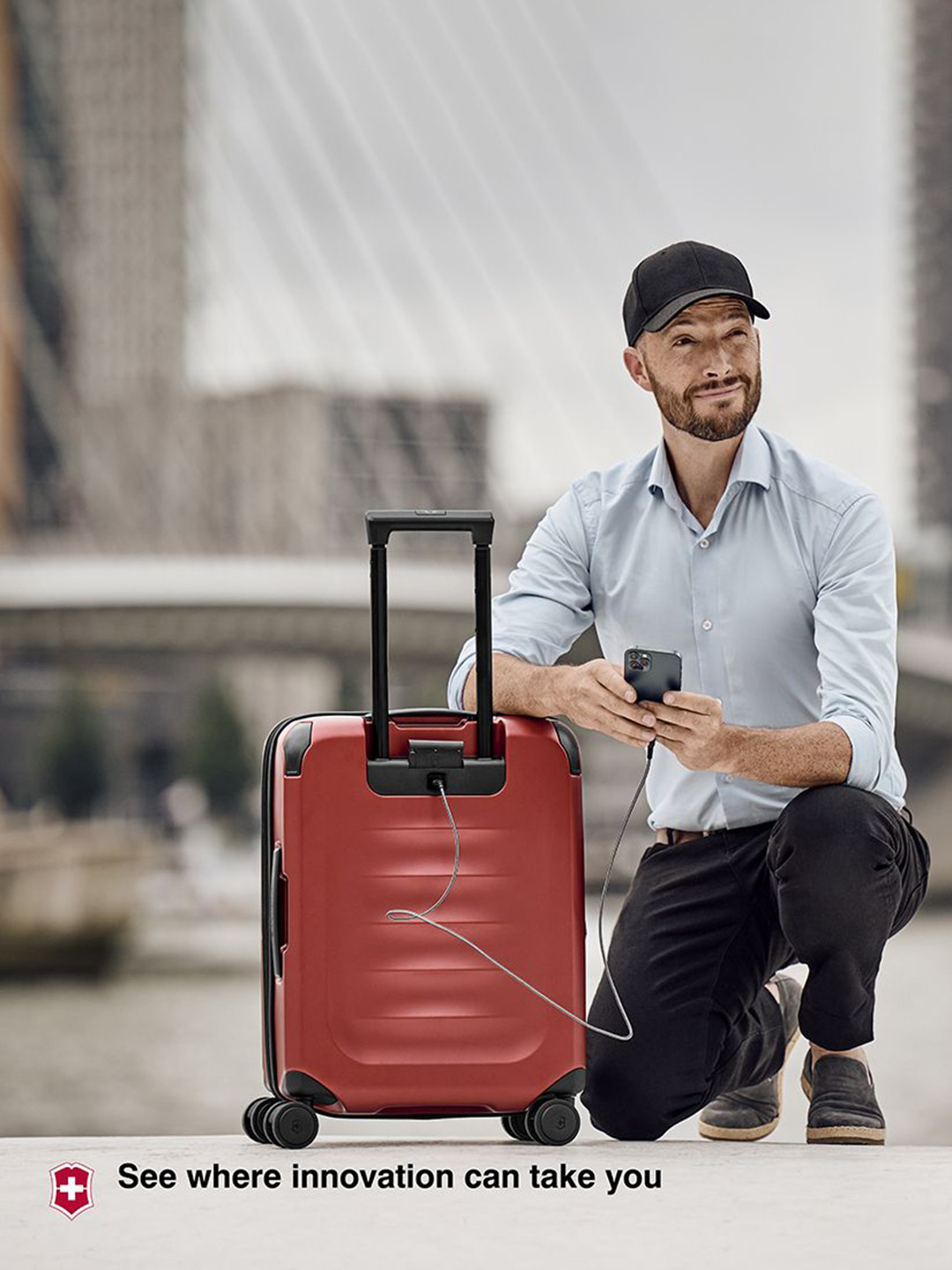 

Victorinox Spectra Exp. Global Carry-On Trolley Bag, Red