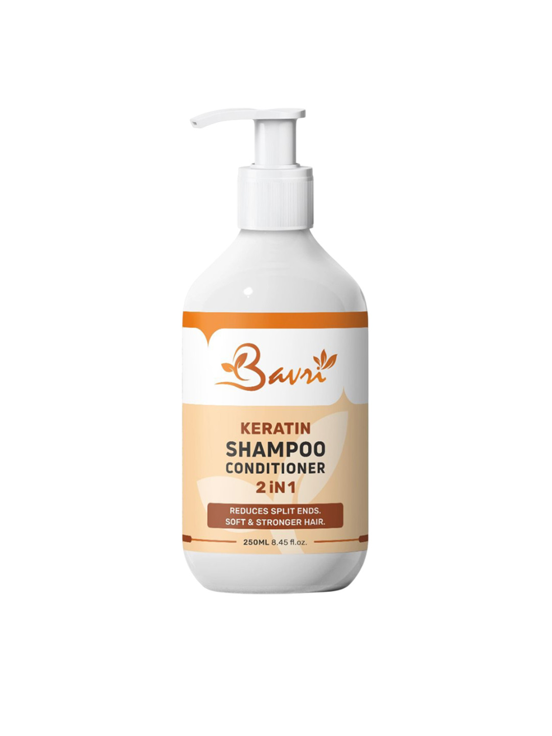 

BAVRI Keratin 2 In 1 Shampoo- 250 ml, White