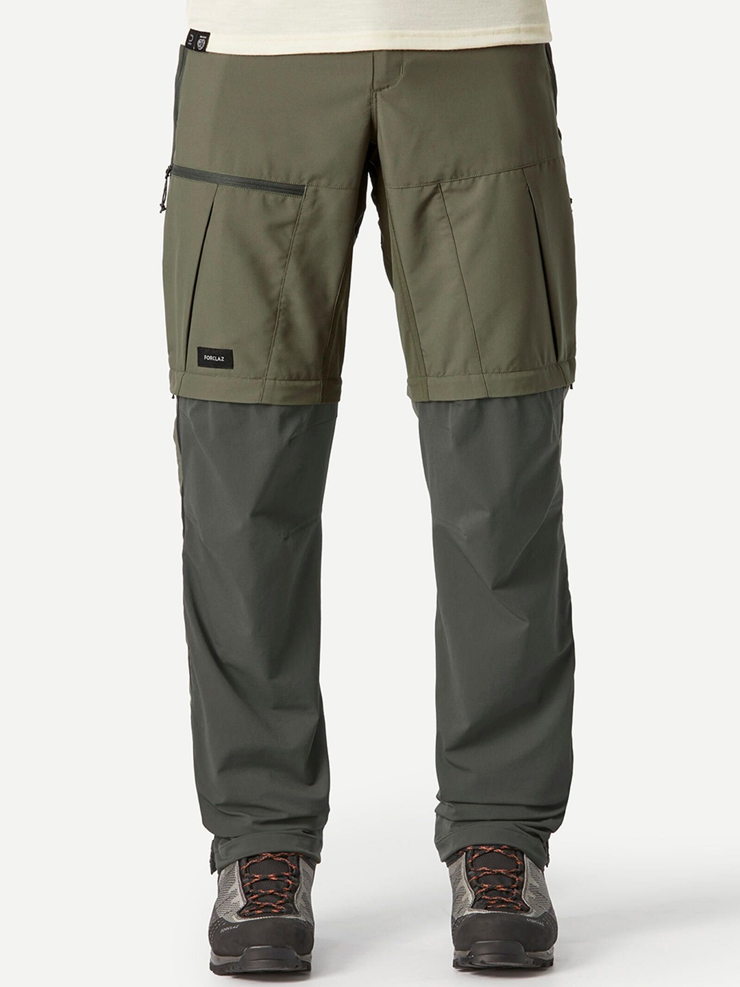 

FORCLAZ By Decathlon Men Mid-Rise Sport Trousers, Green