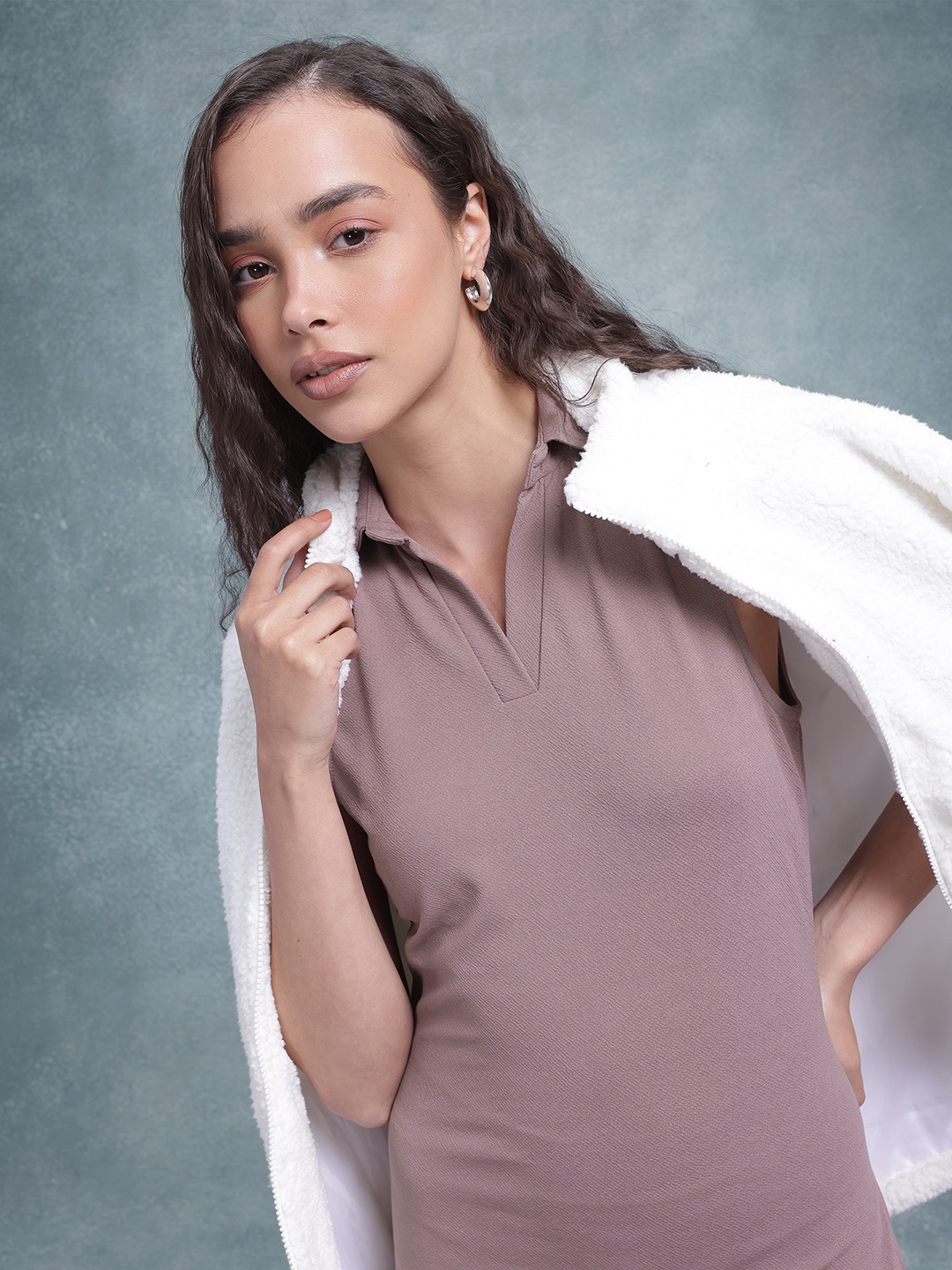 

The Roadster Lifestyle Co. A-Line Midi Dress, Mauve