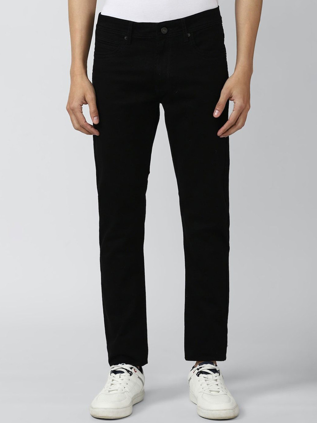 

ComfyStyle Men Mid-Rise Jeans, Black
