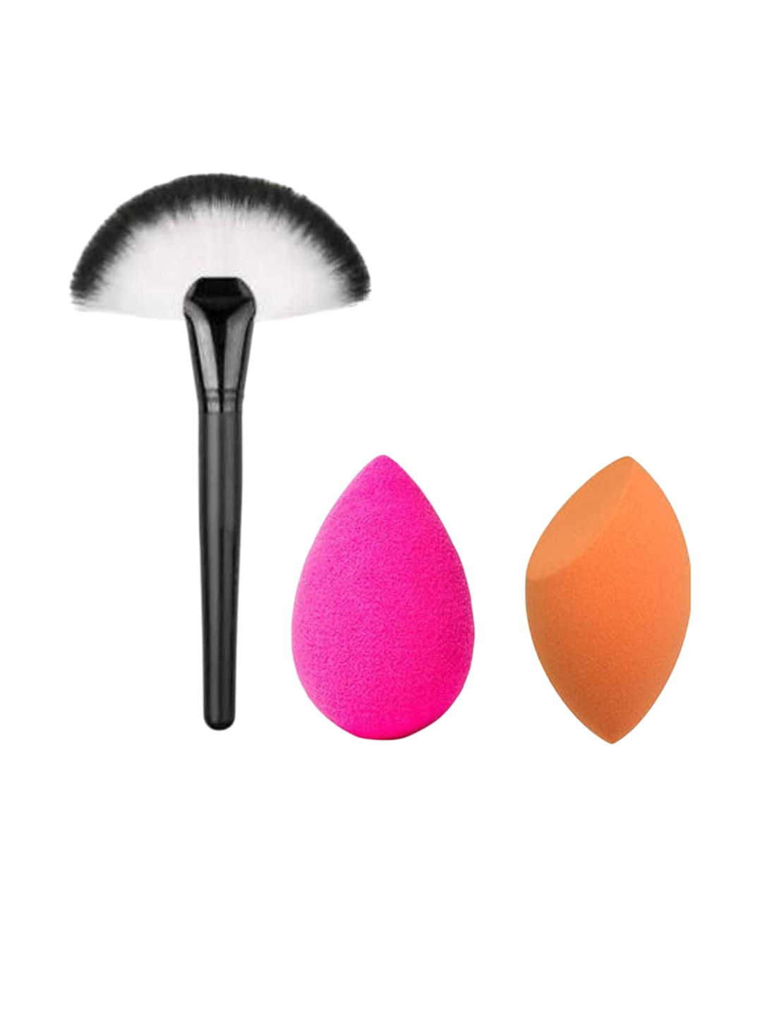 

Lenon Set Of 3Pc Brush & Makeup Sponge, Multi