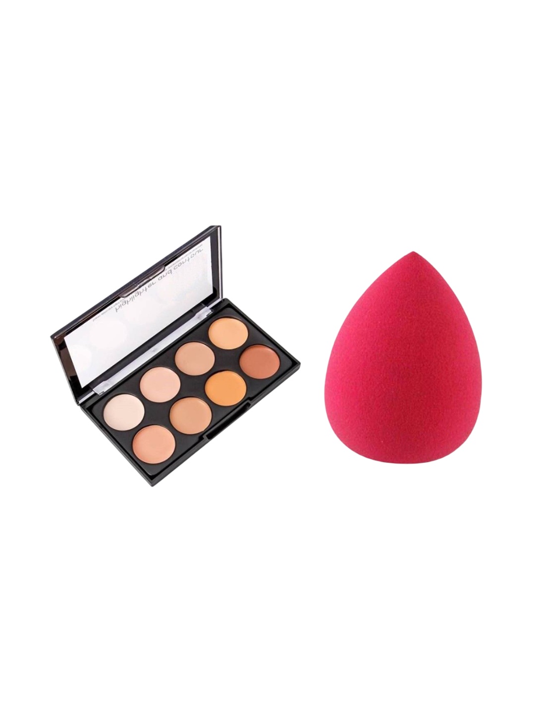 

Lenon Set Of 2 Contour Palette With Blender, Beige