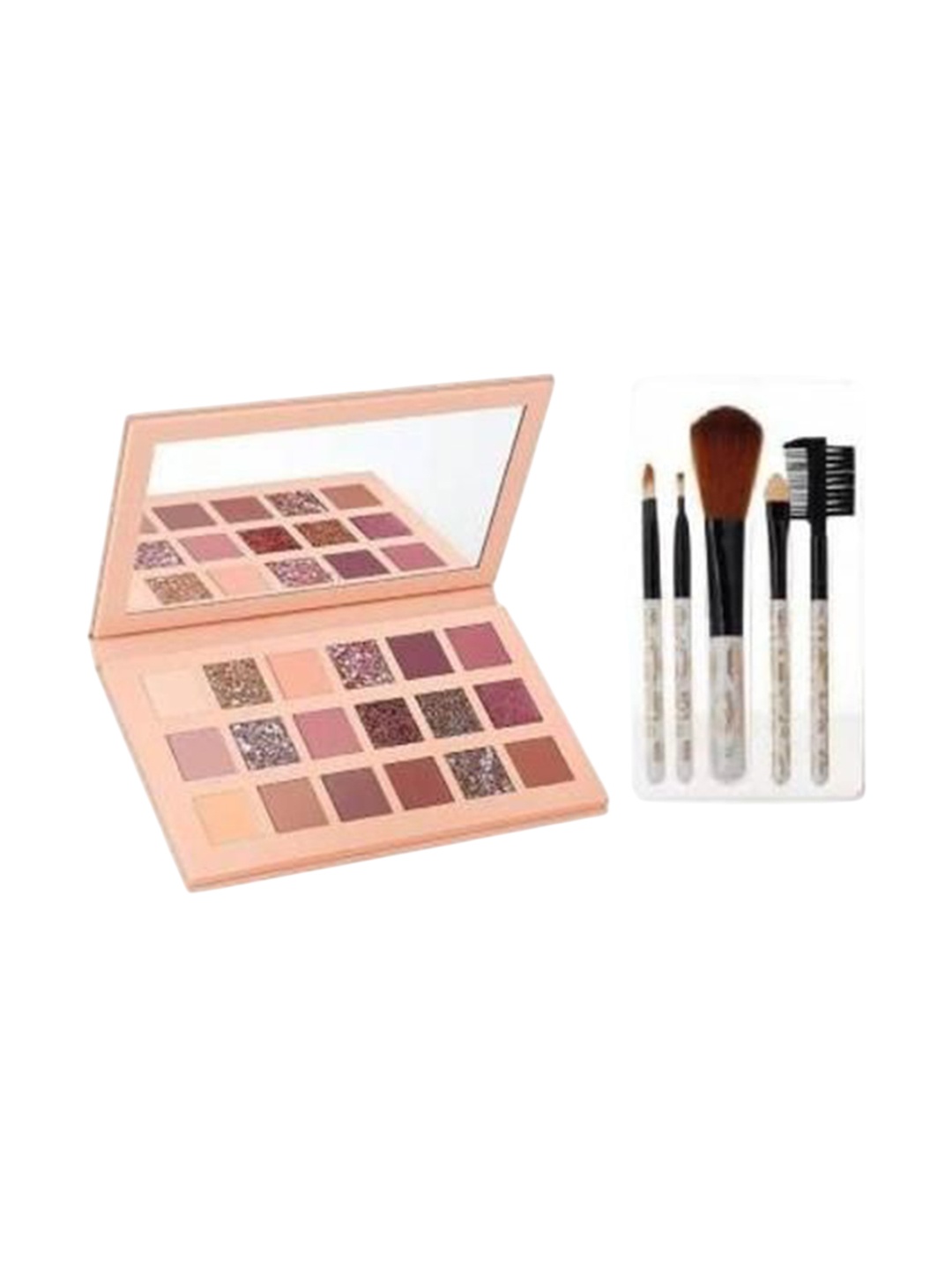 

Lenon Set Of 6 18 Color Nude Eyeshadow Palette - 24 g With Makeup Brushes