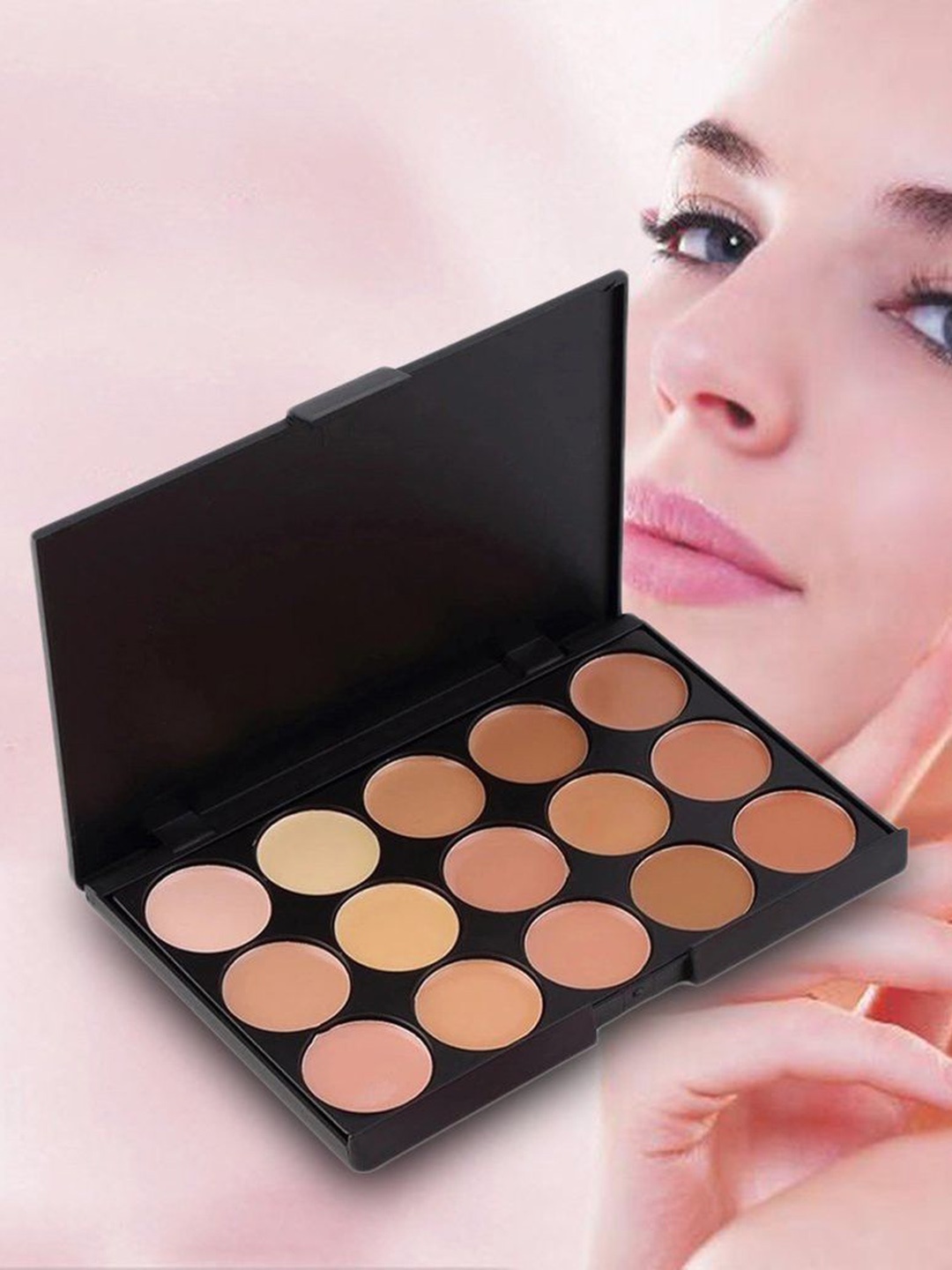 

Lenon Set Of 3 Contour Palette & Gel Eyeliner- Black - Brown
