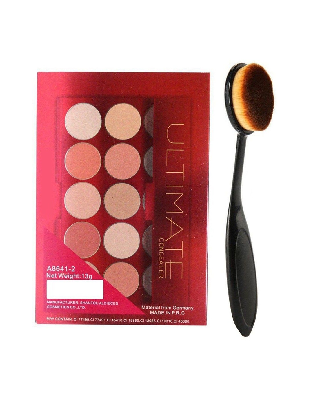 

Lenon Set Of 2 Concealer Palette- 13 g with Oval Blush, Beige