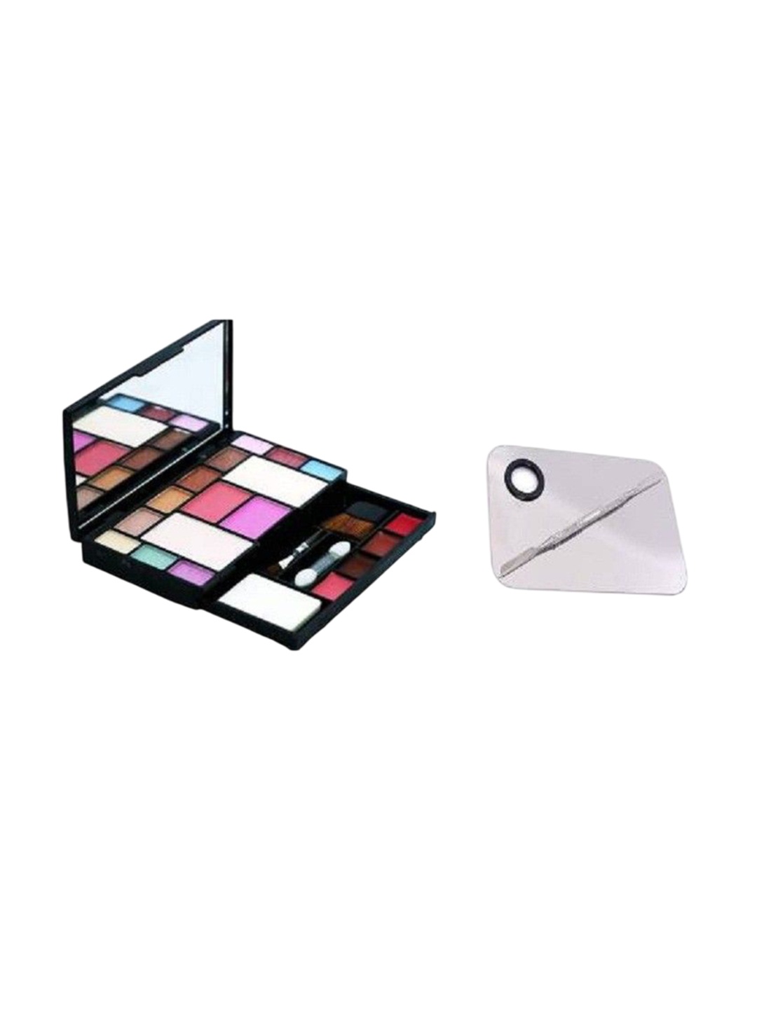 

Lenon Set Of 2 Makeup Kit With Foundation Palette, Black
