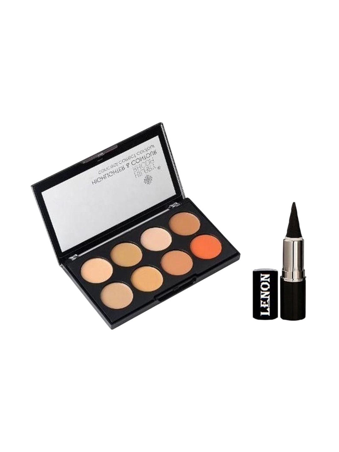 

Lenon Set Of 2 Contour Palette With Kajal, Beige